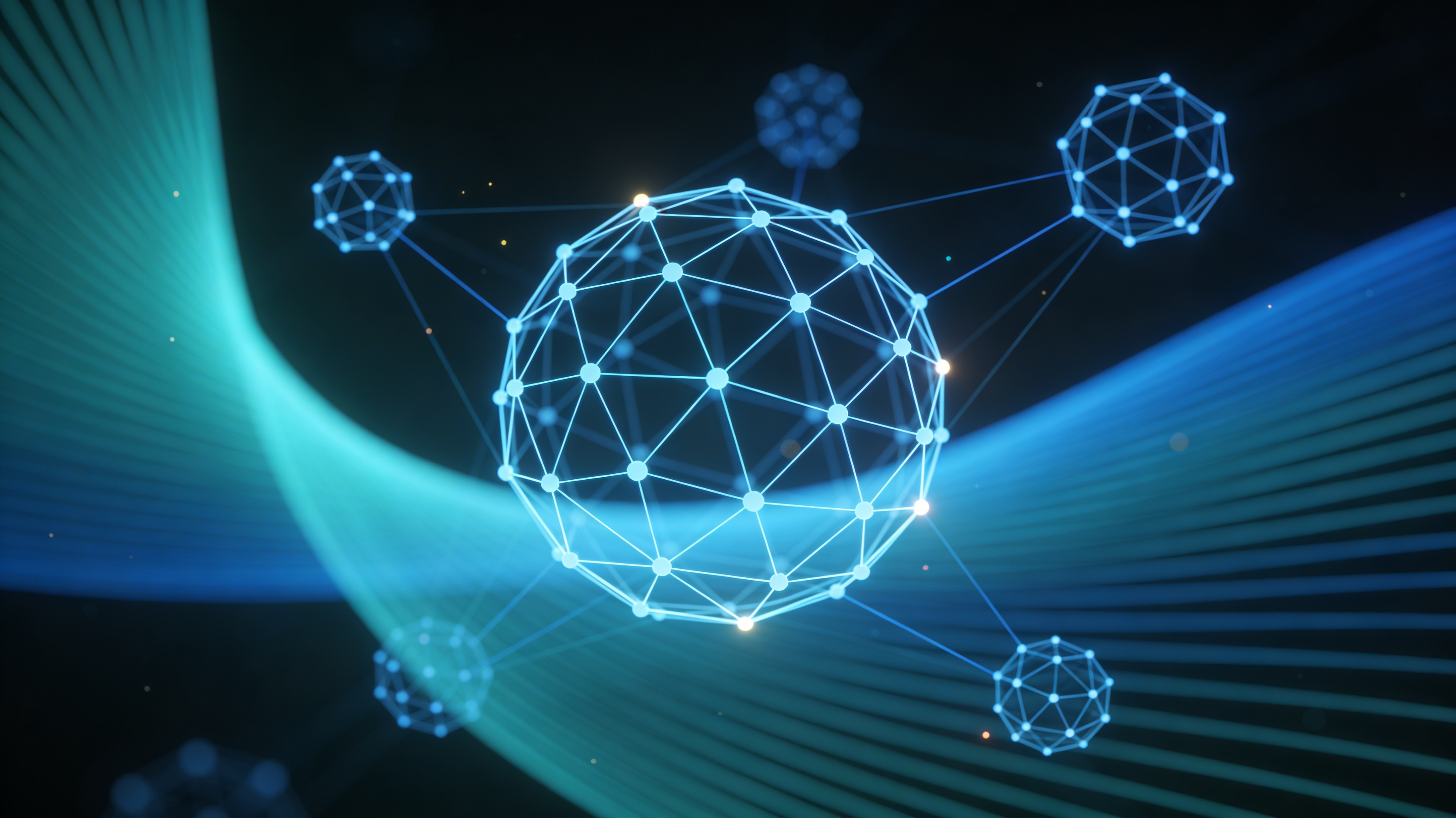 A conceptual image representing the scalability of automated business systems.